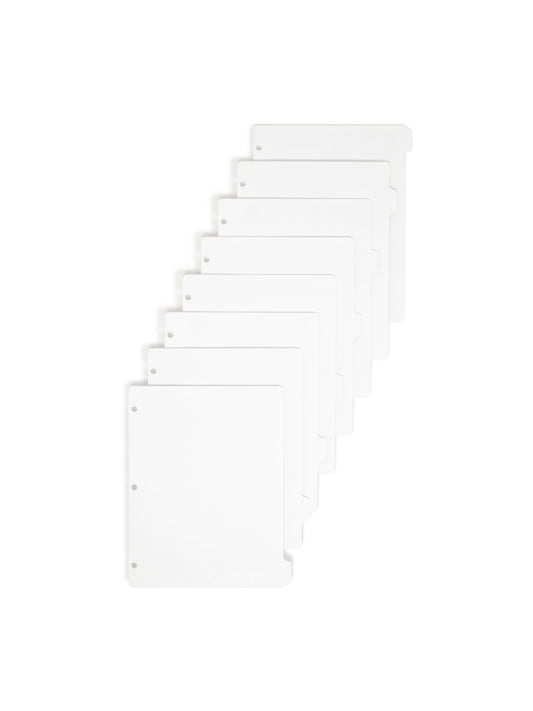 Avery Heavy-Duty Plastic Dividers for 3 Ring Binders and 7 Ring Binders, 8- Tab Set, Multicolor with White Labels, 1 Set (23084) - Walmart.com