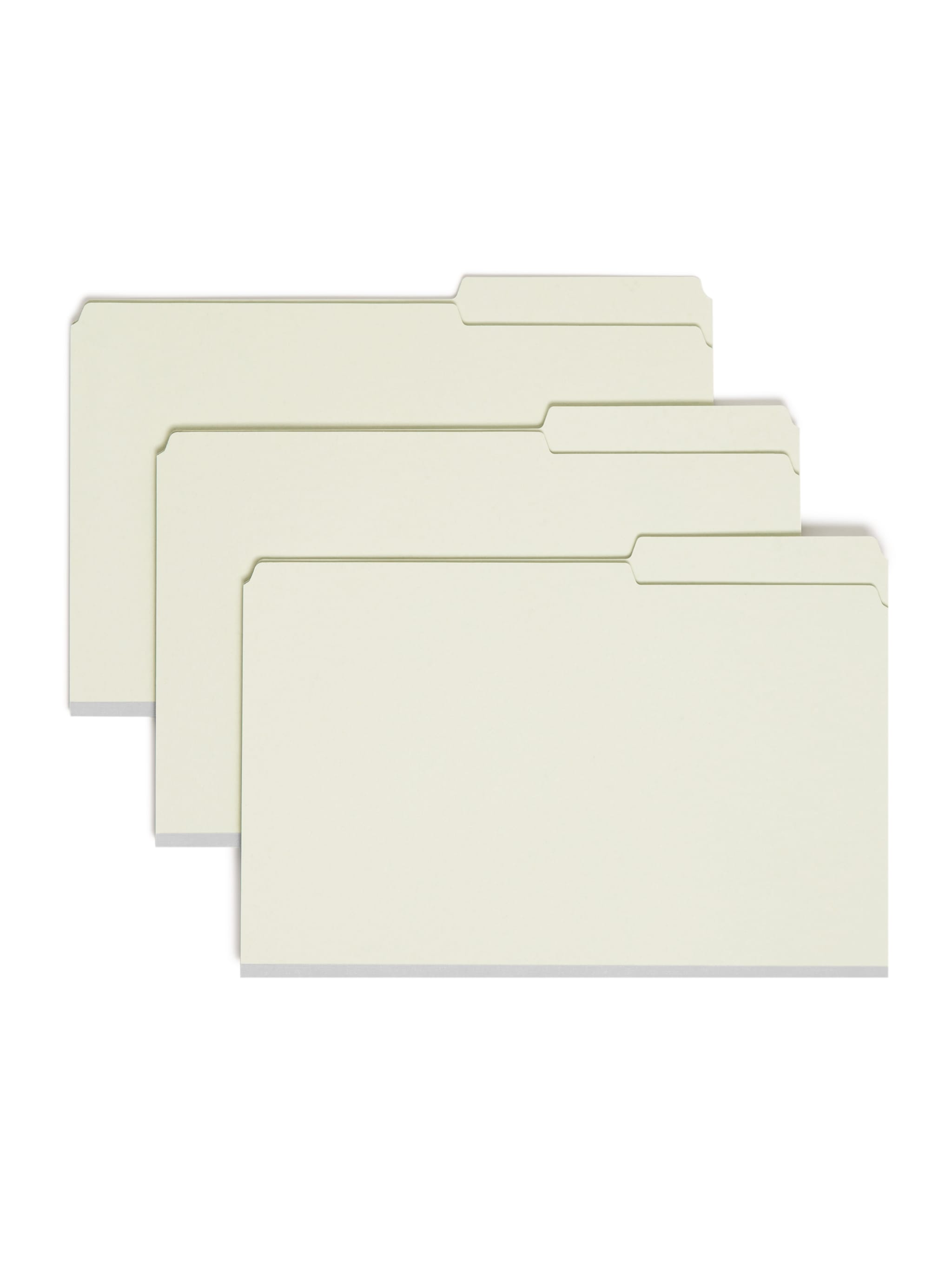 SafeSHIELD® Pressboard Fastener File Folders, 2 inch Expansion, 2/5-Cut Right Tab