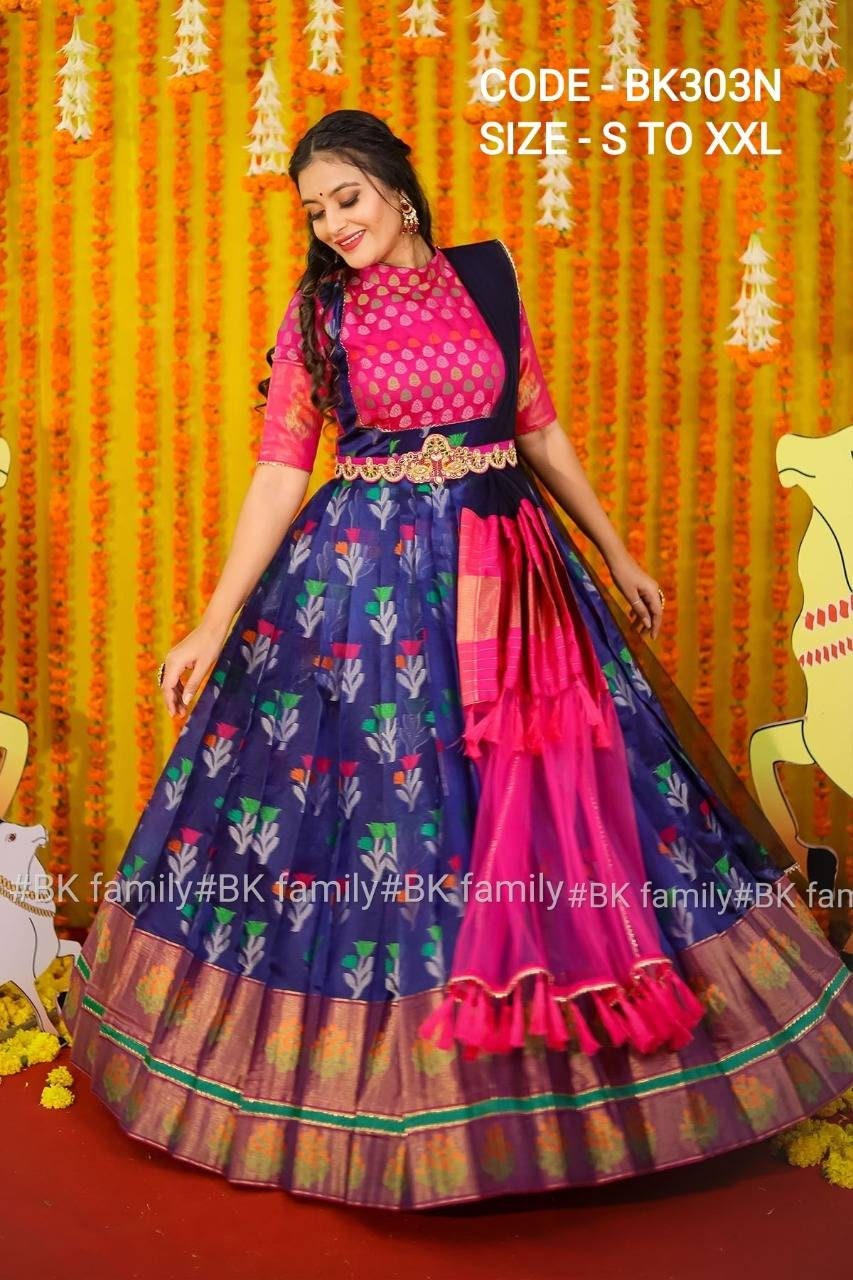 Indian princess pattu gown – shakthistyles