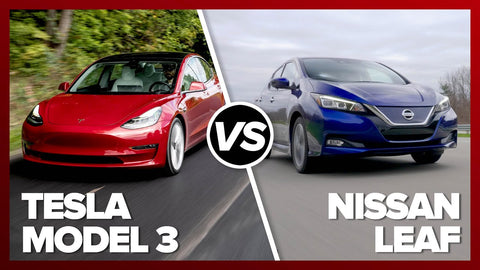 2022 Nissan Leaf vs Tesla Model 3