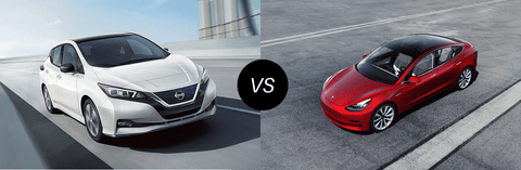 Nissan Leaf vs Tesla Model 3: Design