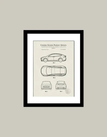 TESLA MODEL X PATENT PRINT