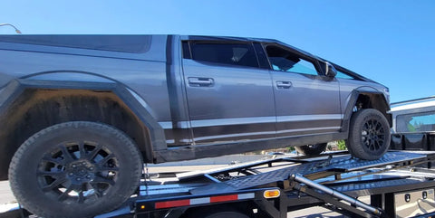 cybertruck ford wrap