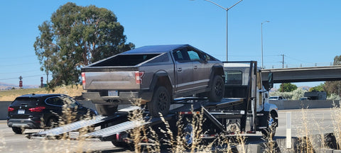 cybertruck ford wrap