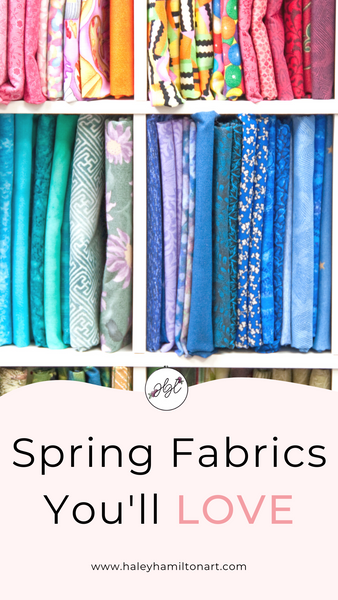 Spring sewing embroidery fabrics from Fat Quarter Shop