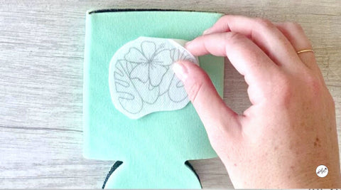 How to Embroider a Koozie Tutorial with Stick & Stitch Patterns from Haley Hamilton Art