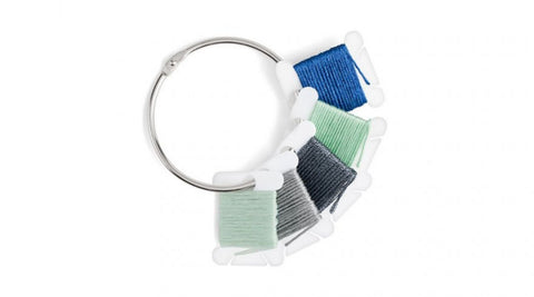 Organizing Embroidery Floss on a Ring