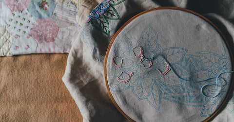 Embroidery mistakes: this fabric is too lose in its embroidery hoop
