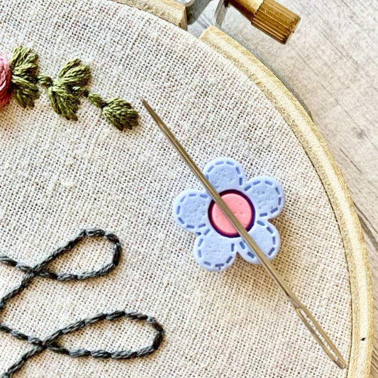 Circle wood needle minder — Flourishing Fibers - Embroidery