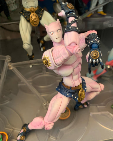 Figure Friday #20 - JoJo's Bizarre Adventure Kira Yoshikage & Killer Q –  Hobby Figures