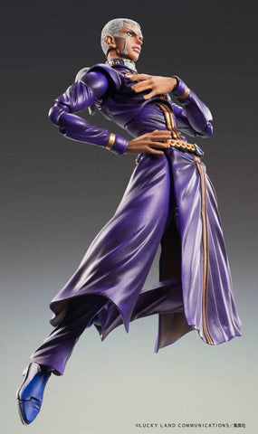 preorder medicos super action statue jojo's bizarre adventure part 6 stone  ocean jotaro kujo chozokado figure purple