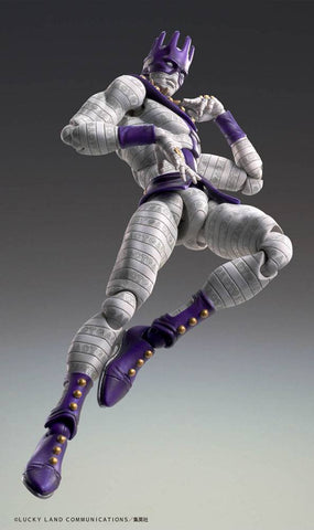 preorder medicos super action statue jojo's bizarre adventure part 6 stone  ocean jotaro kujo chozokado figure purple