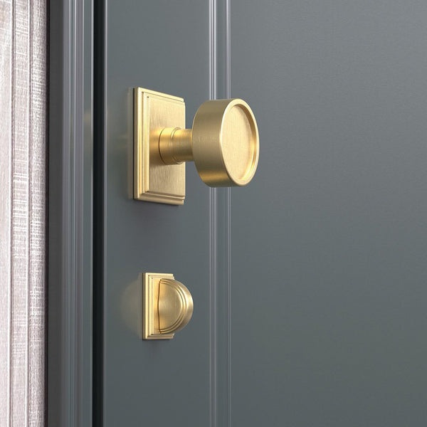 Satin Brass Door Knob