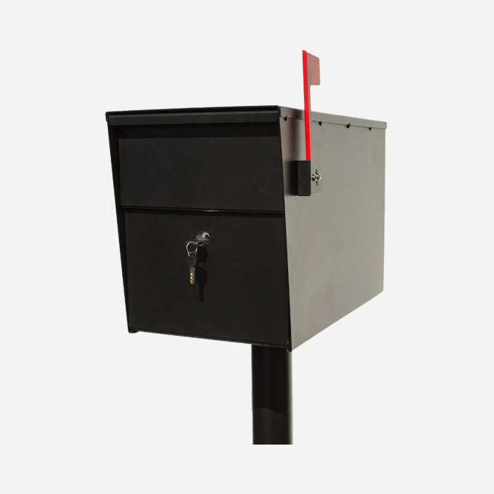 locking mailbox pillar
