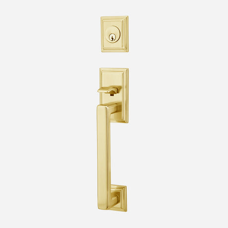 Transitional Heritage Monolithic Entry set with Aston Lever, EM4717AST