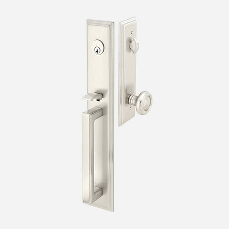 Transitional Heritage Monolithic Tubular Entry Set, Entryset, Entrance  Handleset, Gripset, Front Door Lock, Exterior Hardware