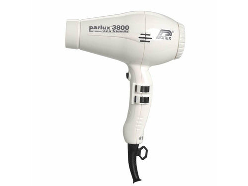 Parlux 3800 Ceramic & Ionic 2100W Hair Dryer, White