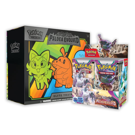 Pokémon: Scarlet and Violet - Paldea Evolved Booster Box + ETB Combo