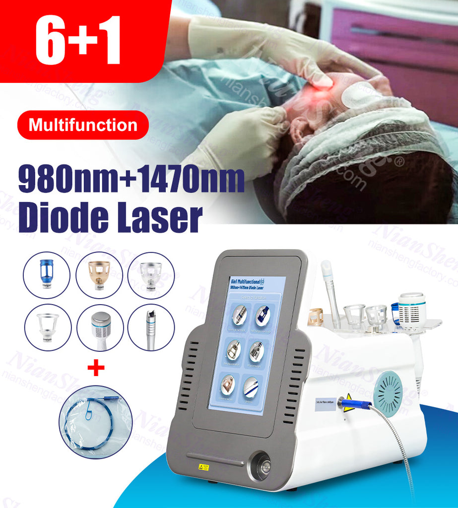 Diode Laser Machine 980nm 1470nm Liposuction /Lipolisis Slimming Machine