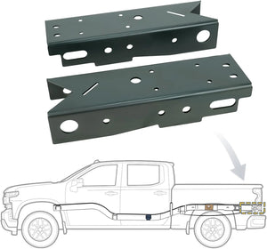 Oriclambo Rear Frame Rust Repair Kit for 1999-2006 Chevy Silverado and GMC Sierra 1500 Short Bed Rear Frame Repair - oriclambo