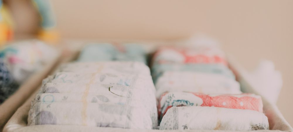 Nappies for a babyshower gift 