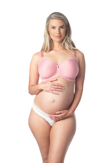 Balconette maternity and nursing bra Lisa - pink › MONAMOON