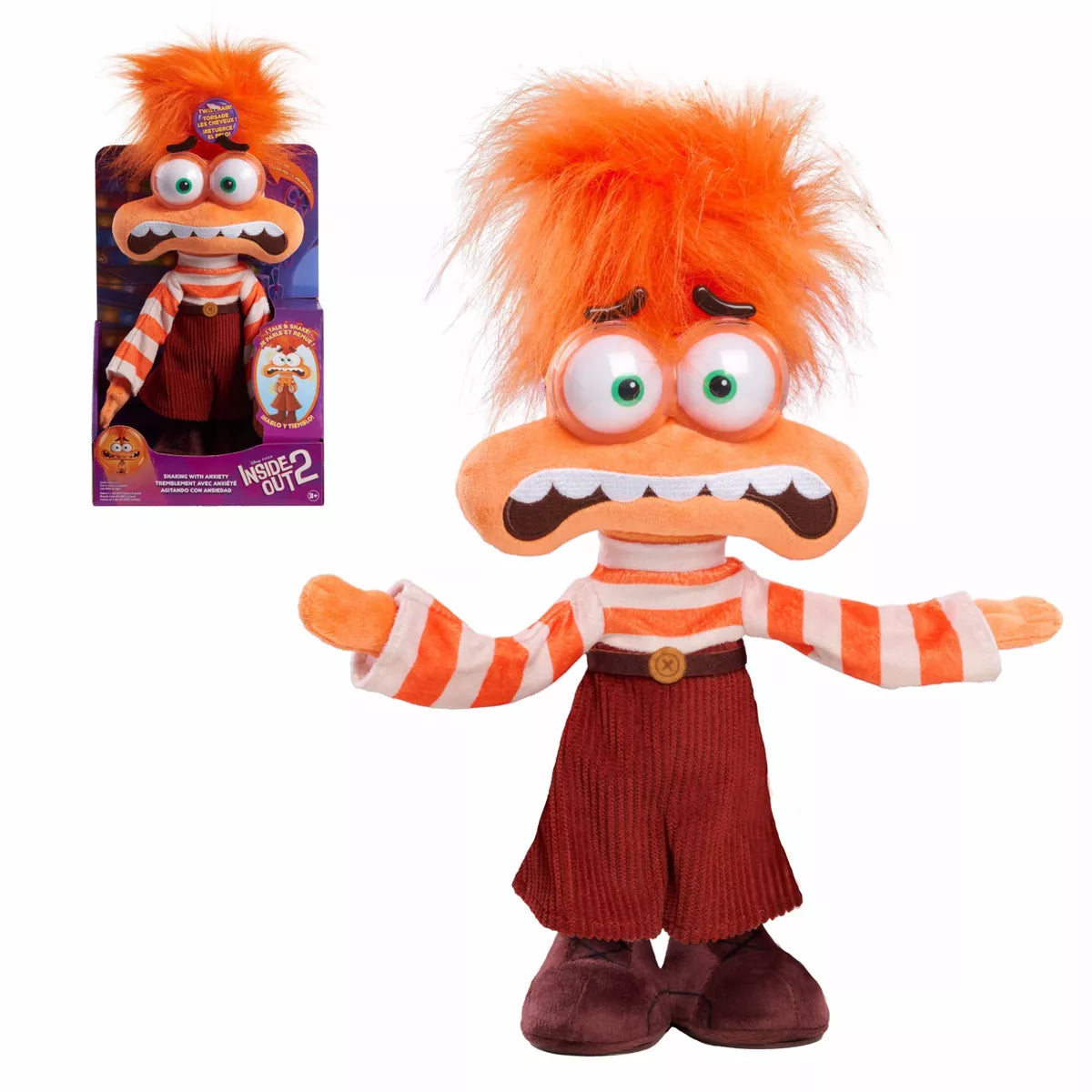 Inside Out 2 Shaking with Anxiety Feature Plush