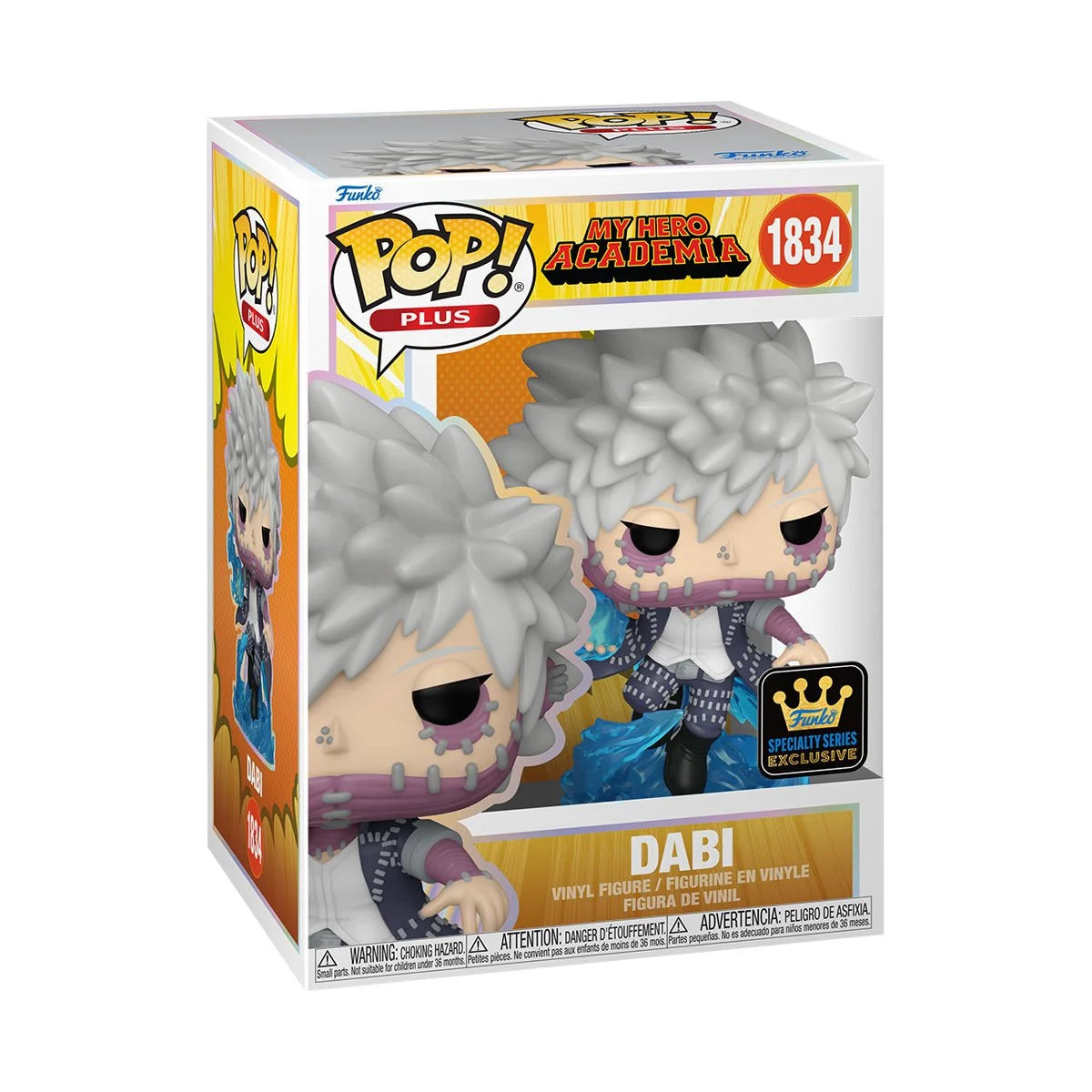 1834 My Hero Academia: Dabi Funko Plus - Specialty Series (Common Only)