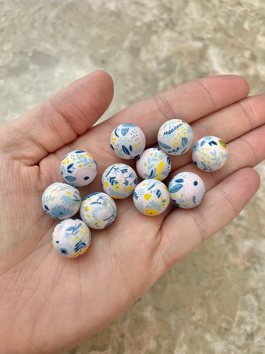 Blue Bird Glitter Beads – Delilica