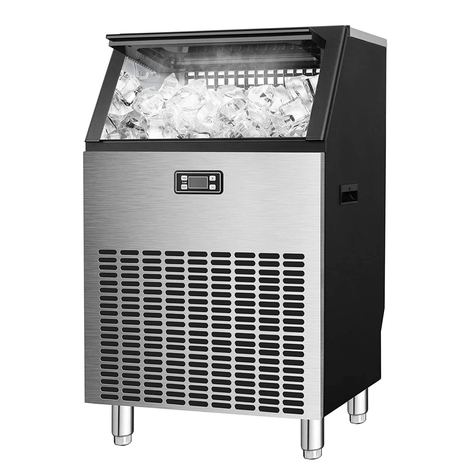 Antarctic Star Commercial Ice Makers Machine Stainless Steel Makes 265 Lbs of Ice