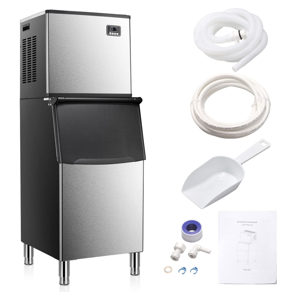 Built-in Ice Maker Machine, Commercial Lab Ice Maker with 80lbs Daily