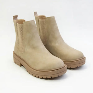 Pilot Chelsea Bootie in Beige - Better in Bourbon