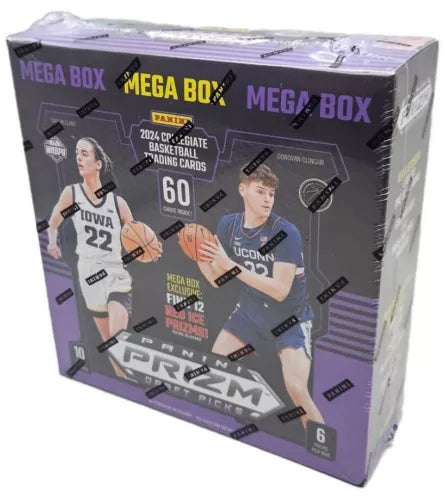 2024/25 Panini Prizm Draft Basketball Mega Box (Orange Ice Prizms!)