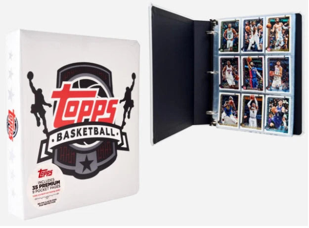 2025-26 Topps NBA Basketball Binder Album with 9 Pocket Pages