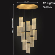 Load image into Gallery viewer, Luxury Modern LED Chandelier For Staircase
