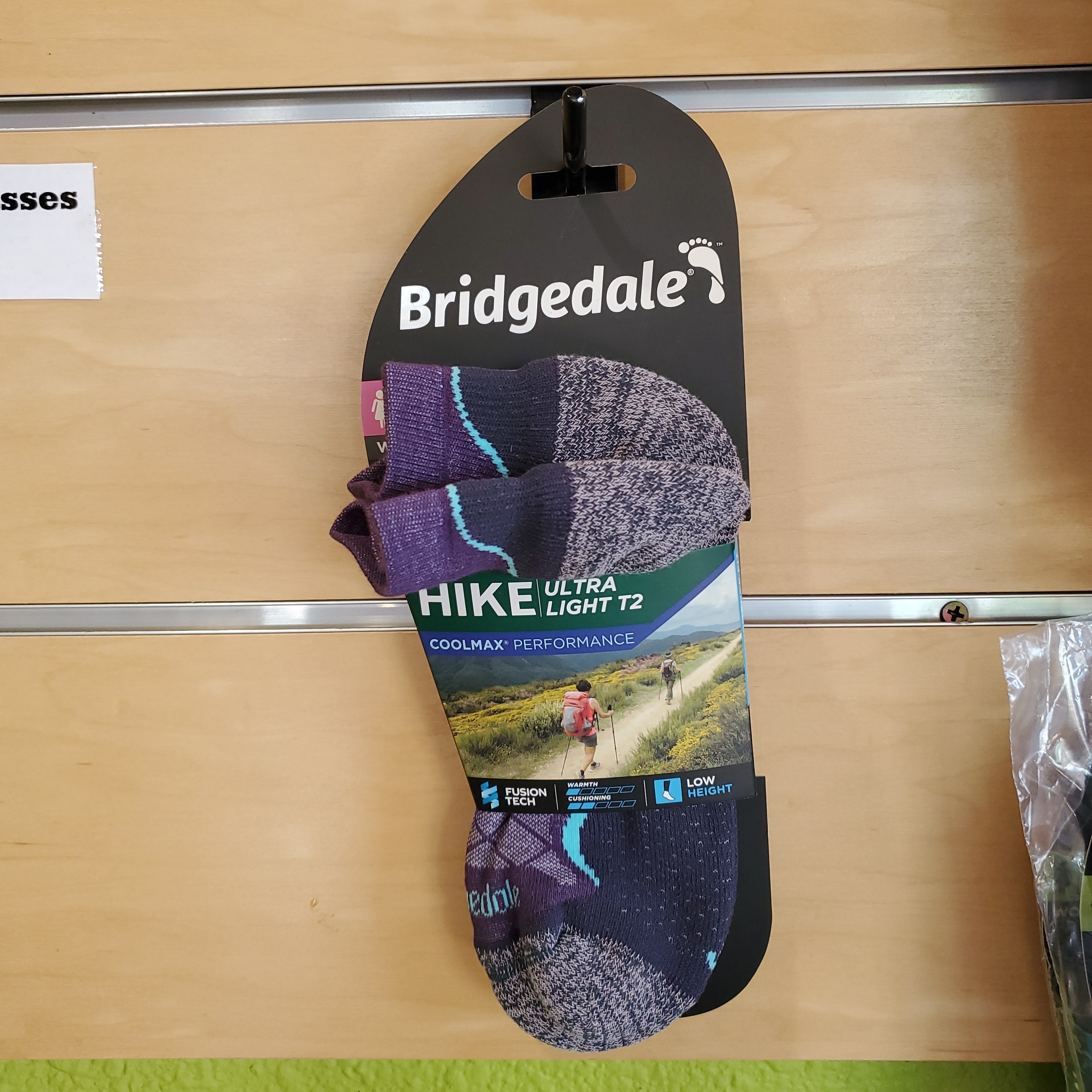 arbejde Talje resterende Bridgedale Fusion Tech Hike Ultra Light T2 Socks for Women | ExploreVI