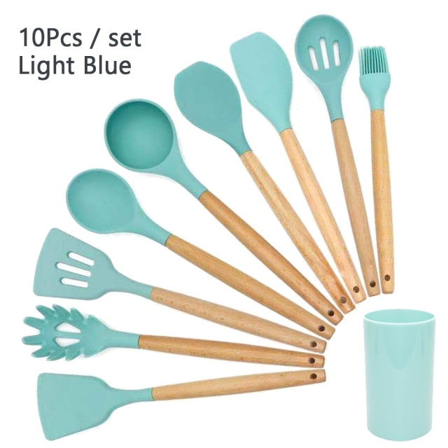 best silicone cooking utensils set