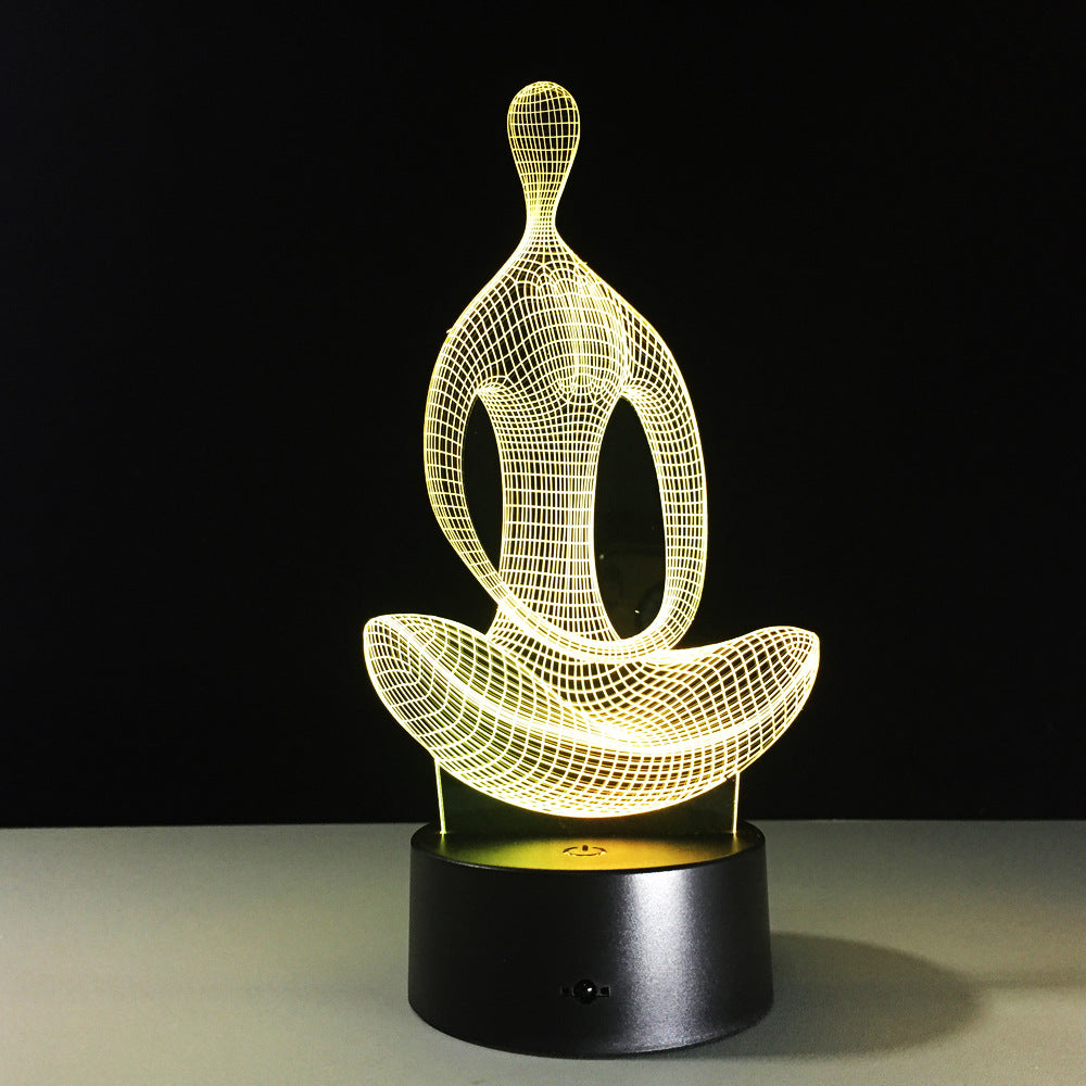 yoga 3d illusion lamp