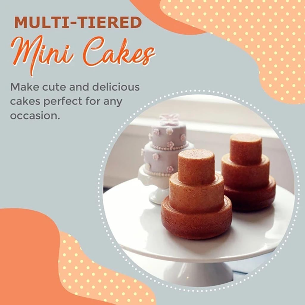 3-Layer Multi-Tier Cake Mold (Mini)