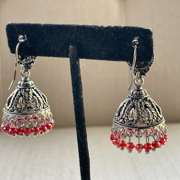 Jhumka Earrings Pakistani Cultural Jewelry Vintage Style Fashion Earrings