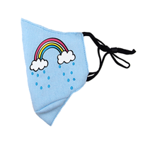 MASCHERINA BABY ARCOBALENO AZZURRO