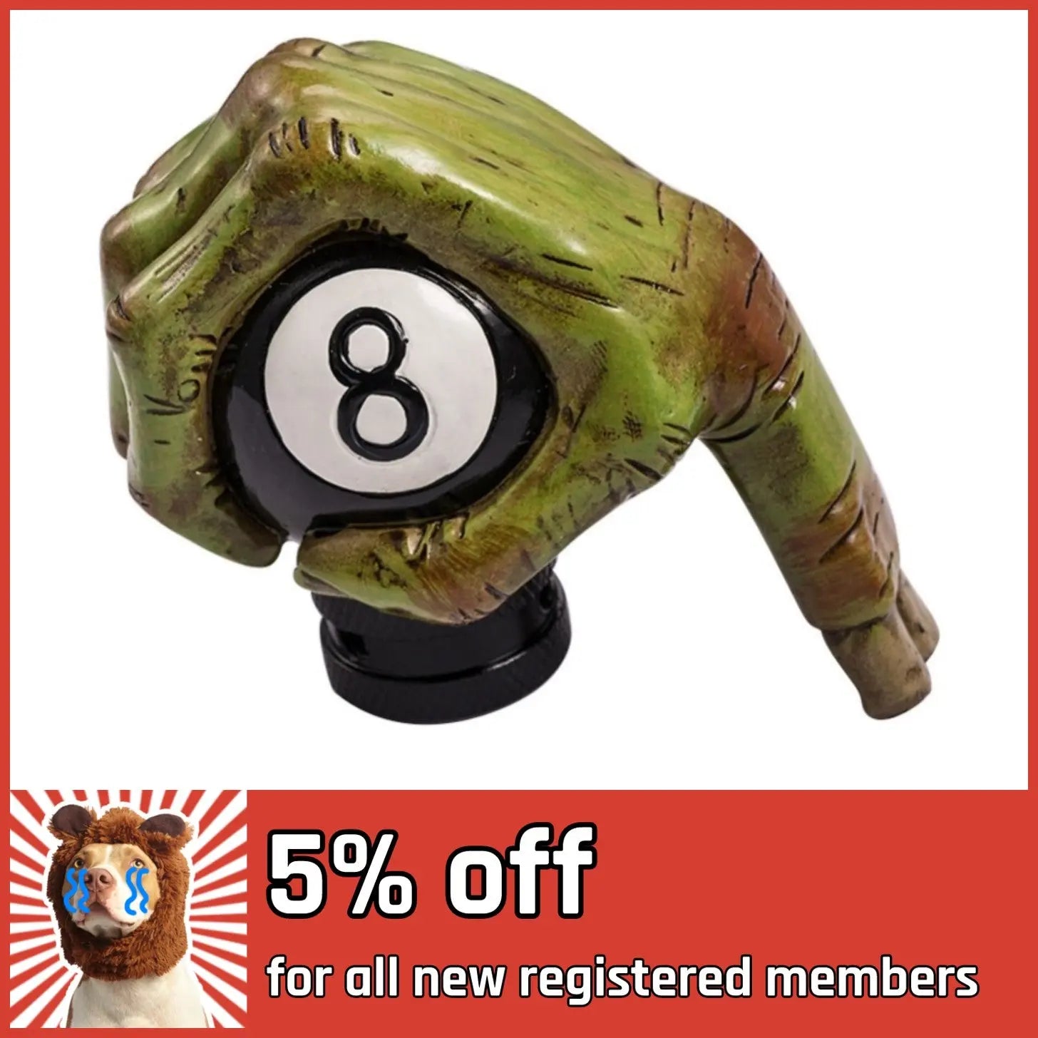Car Gear Shift Knob Styling Ghost Hand