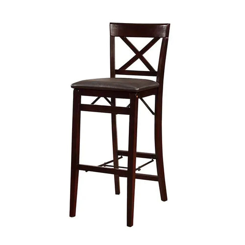 bar stool with backrest foldable