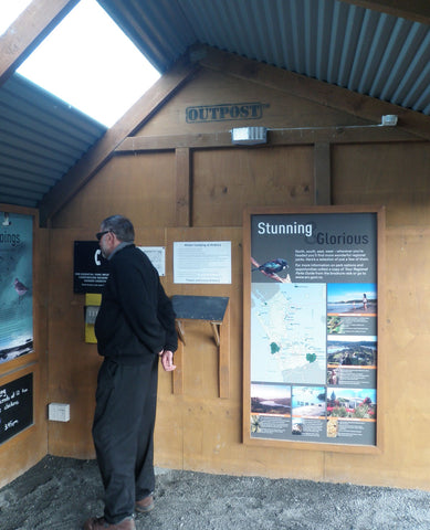 Ambury Park Information Shed Interior