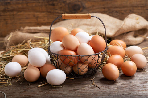 Egg in a basket