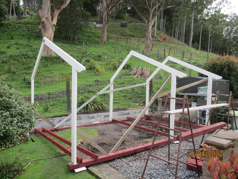 Garden Kitset Shed being Assembled | Outpost Buidings 