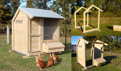 Kitset Chicken Coop Assembly pics