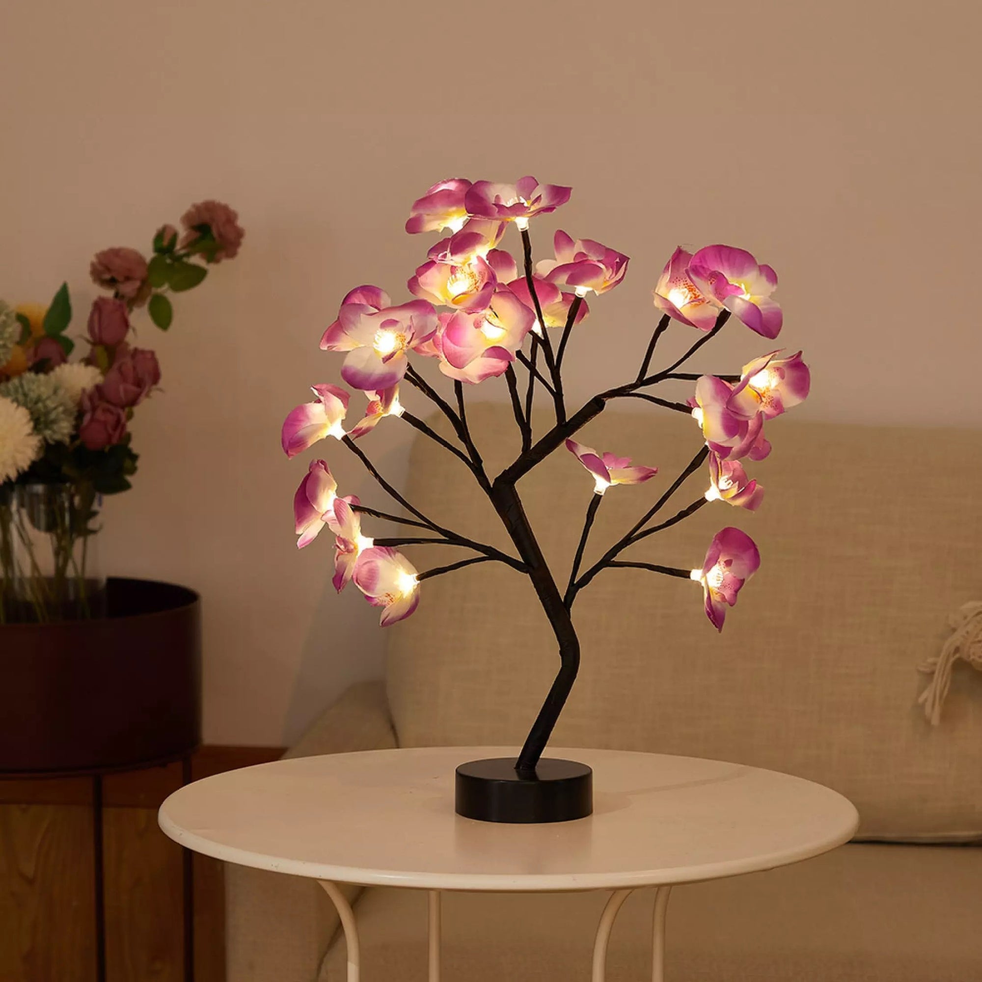 The Everlasting Orchid Lamp - Sparkly Trees