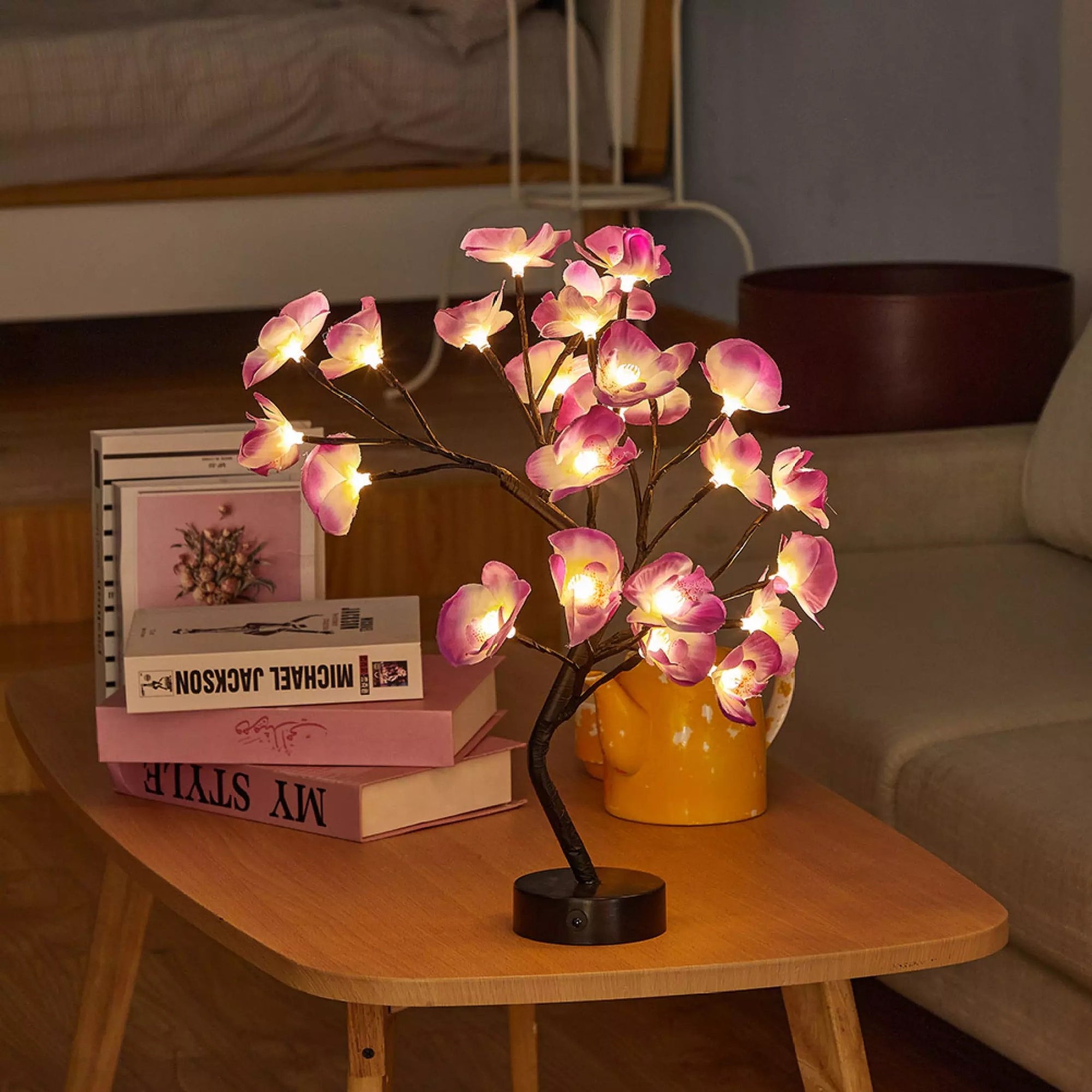 The Everlasting Orchid Lamp - Sparkly Trees