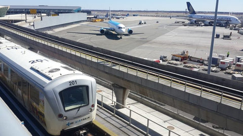 Popup display at JFK